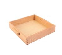 LLTCMYGS Cubos de Madera Montessori, 45 Placas de Cien, 9 Cubos de Mil y Bandejas,B Tray