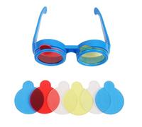 LLTCMYGS Gafas de Mezcla de Colores Montessori, Kit de Ciencia de Exploración de Colores Primarios, Juguete Educativo de Teoría del Color
