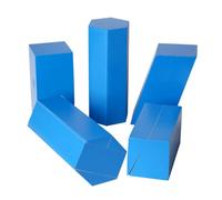 LLTCMYGS Grupo de Volumen Montessori 3D, Sólidos Geométricos de Madera para el Aprendizaje de Volumen y Capacidad