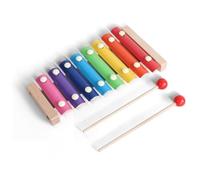 LLTCMYGS Instrumento de percusión a Escala Montessori para la enseñanza del SIDA, xilófono de Madera para niños y niños pequeños,The 8th Scale