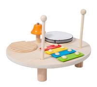 LLTCMYGS Instrumentos de percusión de Trompeta de Madera Montessori, Juguetes de iniciación Musical para Principiantes