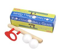 LLTCMYGS Juego de Bola Flotante Montessori, Juguete de Tubo de Soplo de Madera para niños pequeños