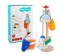 LLTCMYGS Juego de Limpieza Montessori para niños pequeños, Juguete de simulación de tareas del hogar, Regalo para niños y niñas