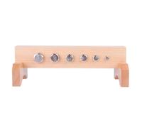 LLTCMYGS Juguete de Tablero de Tornillos de Madera Montessori, Juego de Tuercas y Tornillos para bebés