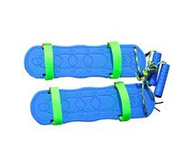 LLTCMYGS Juguetes de Entrenamiento de integración sensorial al Aire Libre Montessori, Zapatos de Tabla de Equilibrio sensorial para niños,Azul