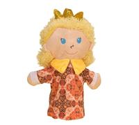 LLTCMYGS Juguetes de Mano de Peluche de Cuentos de Hadas Montessori, Títeres de Tela para Narración y Juego de Roles,Queen