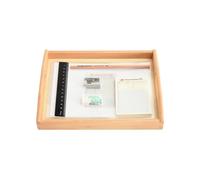 LLTCMYGS Materiales de Enseñanza de Lenguaje de Papelería Montessori, Ayudas de Enseñanza Correspondientes para Papelería de Preescolar
