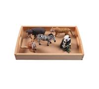 LLTCMYGS Mini Modelos de Vida Silvestre Montessori, SIDA de enseñanza de Idiomas para niños en Edad Preescolar, estatuas pequeñas