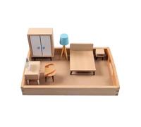 LLTCMYGS Modelo de Muebles Montessori para la enseñanza del SIDA, Mini réplicas de Muebles de Juguetes, SIDA para la enseñanza de Idiomas