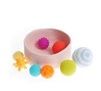 LLTCMYGS Montessori Infante Percepción Táctil Pelota Enseñando SIDA, Infante Educativo Exprimir Juguete Sensorial