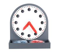 LLTCMYGS Reloj de Actividades Montessori, Juguete de Madera para Aprender la Hora, Herramienta Educativa para Enseñar Horas y Minutos