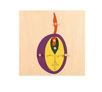 LLTCMYGS Rompecabezas de Animales y Plantas Montessori, Juguete de Educación Temprana y Coordinación Mano-Ojo,Seed