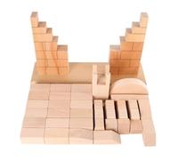 LLTCMYGS Set de Construcción de Puente de Arco Romano Montessori, Bloques Arquitectónicos de Madera para Niños