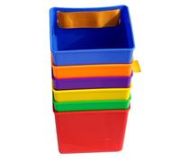 LLTCMYGS Set de Entrenamiento Sensorial Montessori con Cubos, Juego de Equipo para Niños al Aire Libre