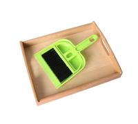 LLTCMYGS Set de Mini Escoba y Recogedor Montessori, Juguete de Limpieza para Niños Pequeños para el Desarrollo de Habilidades para la Vida