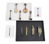 LLTCMYGS Set de Mini Instrumentos Musicales Montessori, Ayuda Didáctica para la Enseñanza Temprana del Lenguaje