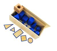 LLTCMYGS Set de Sólidos Geométricos Montessori con Tableros de Sombreado, Juguete de Aprendizaje de Figuras 3D para Niños Pequeños
