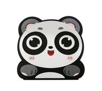 LLTCMYGS Tablero de Actividades Montessori Panda, Tablero de Vestir de Fieltro, Juguete para Habilidades Motoras Finas de Niños Pequeños