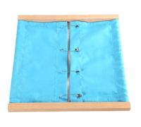 LLTCMYGS Tablero de Aprendizaje Montessori de Madera para Vestirse, Ayuda para Aprender Habilidades de Vestir,Model c