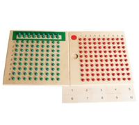LLTCMYGS Tablero de Multiplicación y División Montessori, Tablero de Ayuda para la Enseñanza de Matemáticas de Madera