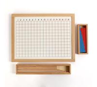 LLTCMYGS Tableros de Suma, Resta, Multiplicación y División Montessori, Material de Aprendizaje de Aritmética de Madera,Subtraction