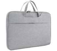 lluofeng Basics - Maletín delgado para laptop, bolso de negocios impermeable de 14 a 15.6 pulgadas, Negro, 14.1 15.4 inches