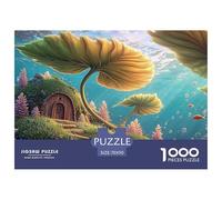 Llustration of An Underwater Scene 1000 Pièces Rompecabezas Fantasy Underwater Landscape Desafiante Único para Adultos Y Niños Juego Familiar 70x50cm/1000pcs