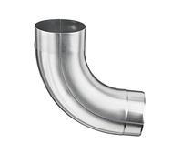 Lluvia Tubo Arco 85 ° Titanio Zinc en los tamaños 60, 76, 80, 87 y 100 mm