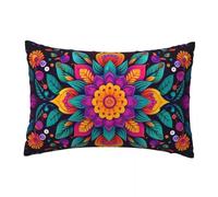 LLWYH Fundas Cojines 20x30 cm, Juego de 2 Cojines Colorido para Sofa, Suave Funda Almohada de Terciopelo Funda Cojin Mandala Decoracion para Sofá, Dormitorio Sala de Estar -TER273