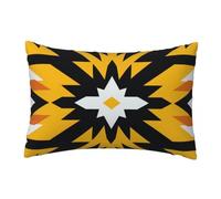 LLWYH Fundas Cojines 35x55 cm, Juego de 2 Cojines Amarillo para Sofa, Suave Funda Almohada de Terciopelo Funda Cojin Geométrico Decoracion para Sofá, Dormitorio Sala de Estar -TER269