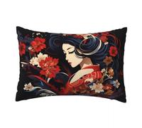 LLWYH Juego de 2 Funda Cojin 30x50 cm, Fundas de Cojines Japonés de Terciopelo Funda de Almohada, Suave Mujer Cojines Cama Decorativos para Silla Cama Sala de Estar Dormitorio -TER278