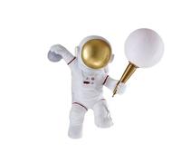 LLXDFUU Lámpara de Pared Moon Astronaut Iluminación de Pared de Luna Impresa en 3D Dormitorio Moderno para niños Lámpara de Apliques de Pared Astronauta Habitación de niños Luz Nocturna Habitación de