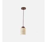 LLXDFUU Lámparas Colgantes Modernas Accesorios Lámpara Colgante de Piedra WABI Sabi Luz Ajustable Lámpara Colgante Lineal de Piedra Natural Lámpara Colgante de mármol Moderna Lámpara Colgante rústica