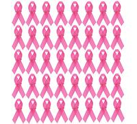 Llxieym Cintas rosadas Agujas de Satén Concienciación del Cáncer de Mama Pines de Seguridad para el Cáncer de Mama (400)