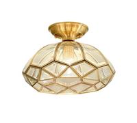 LLXTJJY Luces De Techo Estilo Americano Totalmente Cobre, Pasillo Sala Estar con Montaje Empotrado Lujo Francés Y Antiguas