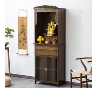 LLYLAFDC Estante De Altar Budista Chino Templo Santuario De Buda, Mesa De Meditación Y Oración Estatua De Buda,para Colocar Su Decoración Espiritual, Meditación(80cm)
