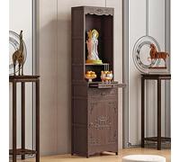 LLYLAFDC Personal Mesa De Altar，Mesa De Altar Nicho De Buda,Mesa De Meditación con Pedestal De Buda Santuario Personal De Altar Mesa Ofrenda(69cm)