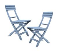 LLZJDDPLY 2 Pcs sillas Plegables Jardin Exterior, Silla Resistente de Respaldo Alto de Abeto Chino con diseño de Listones, Sillas Plegables terraza, Perfecta for Patio Trasero, Campamento(Blue)