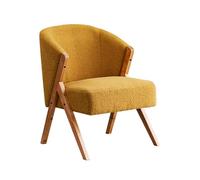 LLZJDDPLY Chaise Longue Individual, Sillon Dormitorio, Sillas de Tocador/sillones para el Salón, Sillón Acolchado Suave, Ideal para Sala de Estar, Dormitorio, Recibidor, Oficina o Cafetería(Yellow)