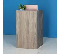 LLZJDDPLY Mostrador recepcion, Mostradores para Tiendas, Recepciones peluqueria con Cerradura para supermercado, Tienda de conveniencia, Hotel(Gray,40cm/16in)