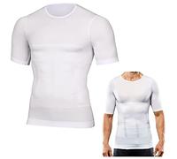 LLZZ Camiseta de compresión para hombre, 2021, moldeadora y adelgazante para hombre, para adelgazar, moldeador corporal, para abdominales, camisa de compresión