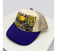 (LM10294, 52-60cm) New Unisex Color Block 3D Printed Letter Rabbit Ear Smiling Face Baseball Hats Sunshade Hip Hop Breathable Trucker Caps Mesh ins