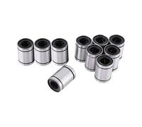 LM12UU Linear Motion Bearing 10 Pack | 12mm Linear Bearing for 3D Printer/CNC/Engraving | Smooth & Quiet Double Sealed Bushings for 12mm Rods