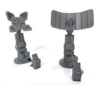 LM3D 2 Antenas de Comunicación Sci-Fi - Escenografía para Wargames y Miniaturas 28mm, Impresion 3D