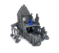 LM3D Casa Medieval en ruinas de Dos Plantas - Escenografía Arkenfel casa 2 en ruinas 28mm y 32mm