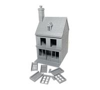 LM3D Edificio 1-1944 Segunda Guerra Mundial, Escenografía 28mm Normandía, Wargames y Dioramas históricos