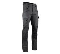 LMA 1261 Arcilla Pantalones con Bolsillos Rodilleras, Gris Noche/Negro (54)