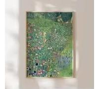 LMAIWANG Gustav Klimt - Impresión artística de paisaje de jardín italiano, 1913, póster, decoración de pared, pintura en lienzo (80 x 120 cm/marco)
