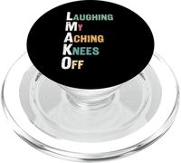 LMAKO Riendo Mi Dolor Rodillas Fuera Jubilación Divertida Jubilación PopSockets PopGrip para MagSafe