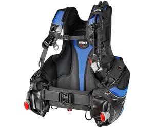 LMares Prestige SLS BL, Chaleco de Buceo con Sistema de Lastre SLS Integrado con 2 Bolsillos Traseros Trim Weight, Adulto, Azul/Nero, S